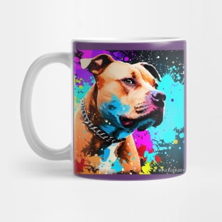 Pitbull Pop Art Mug